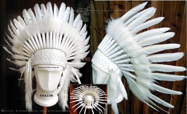 Indianerhaube White-Star I, II.Wahl